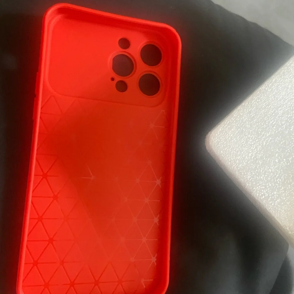 iPhone 14 pro max red shockproof case with slide cover camera lens prote…